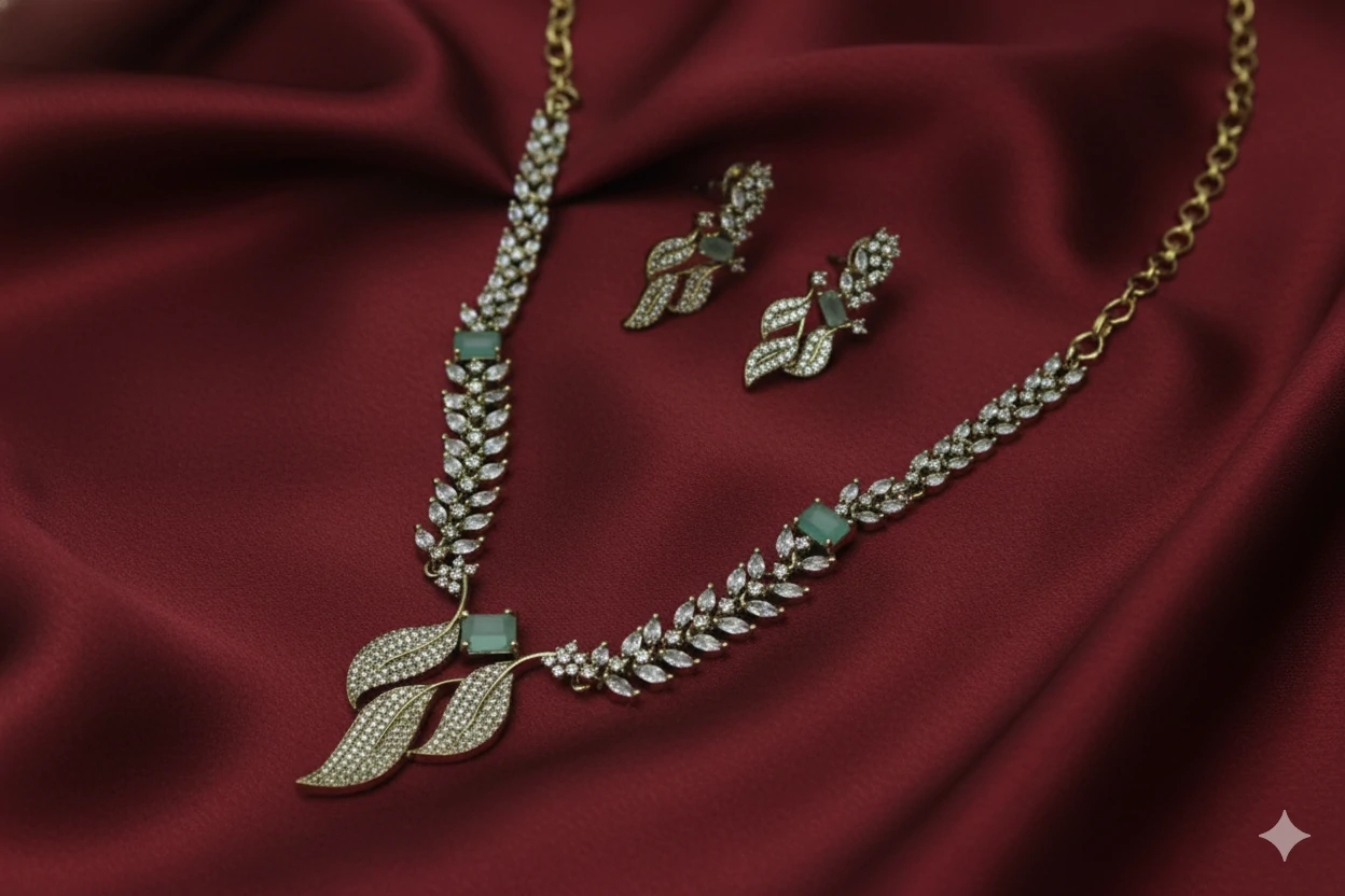 Antique American Diamond Necklace (ADNS 04)