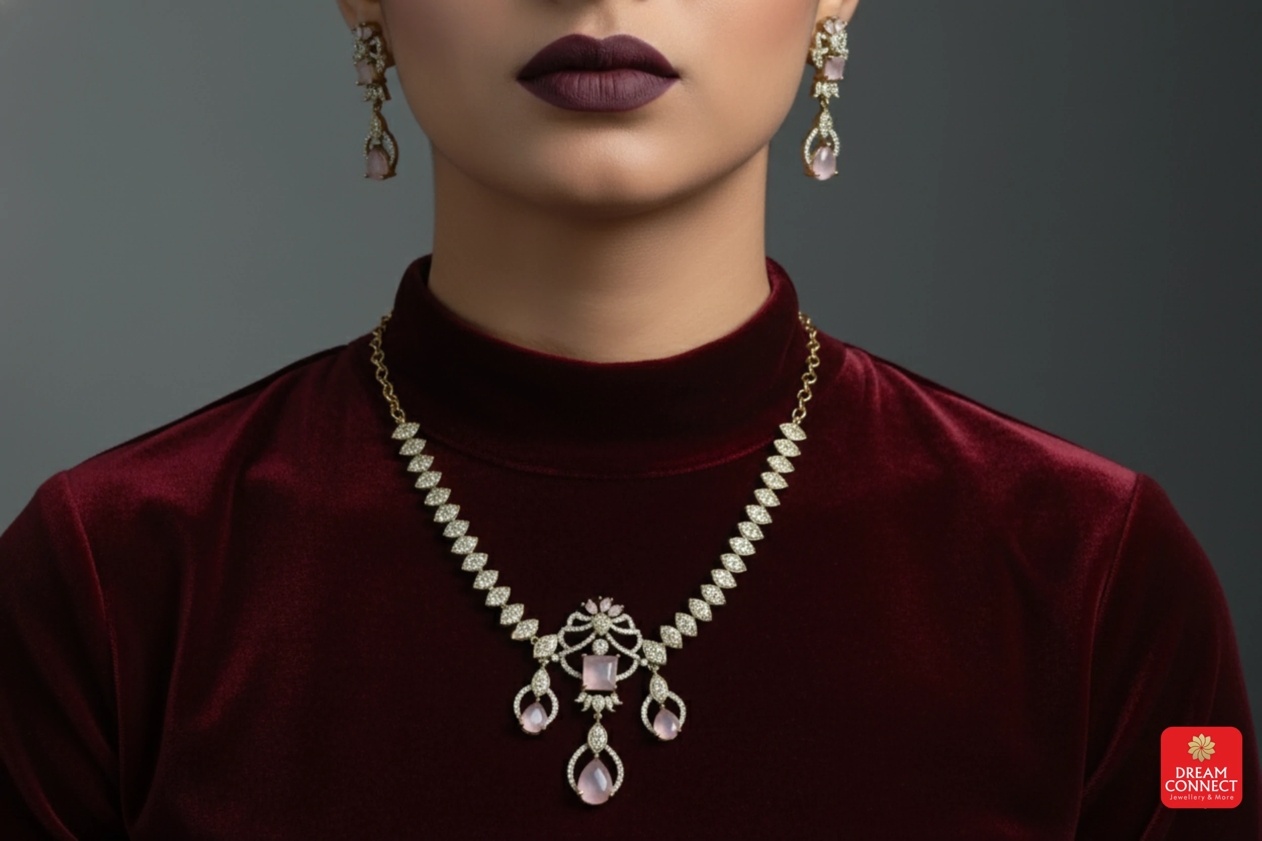 Antique American Diamond Necklace (ADNS 5.3)