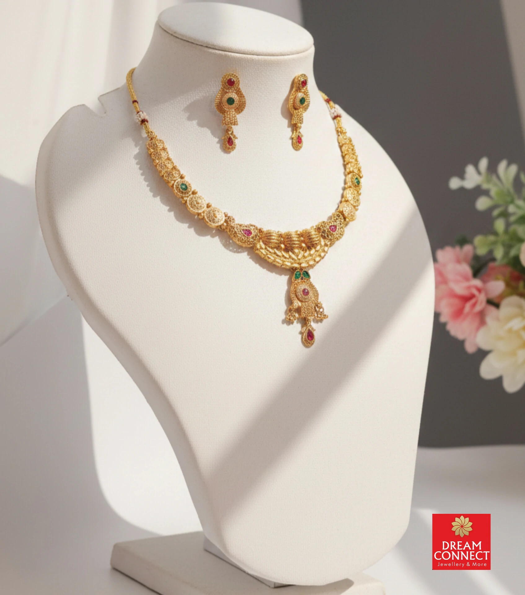 Rajwadi Choker Necklace B2212ERJN22