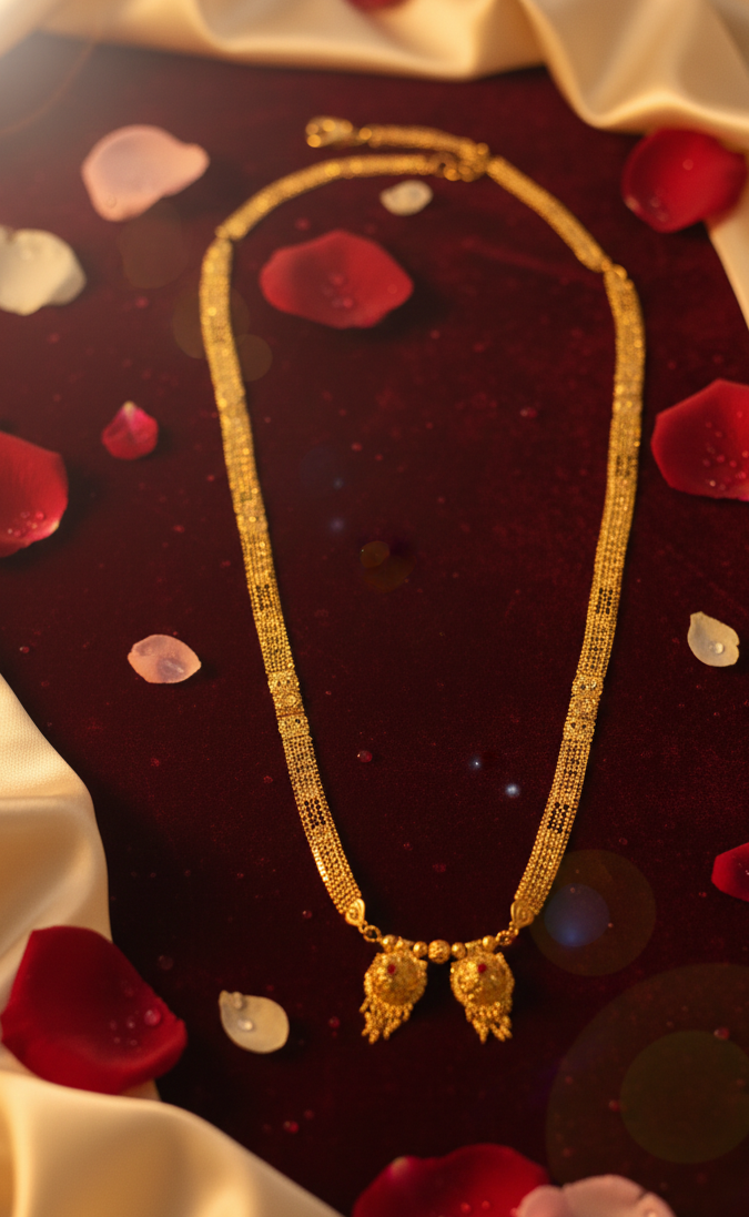 Long Mangalsutra Gold Plated 4