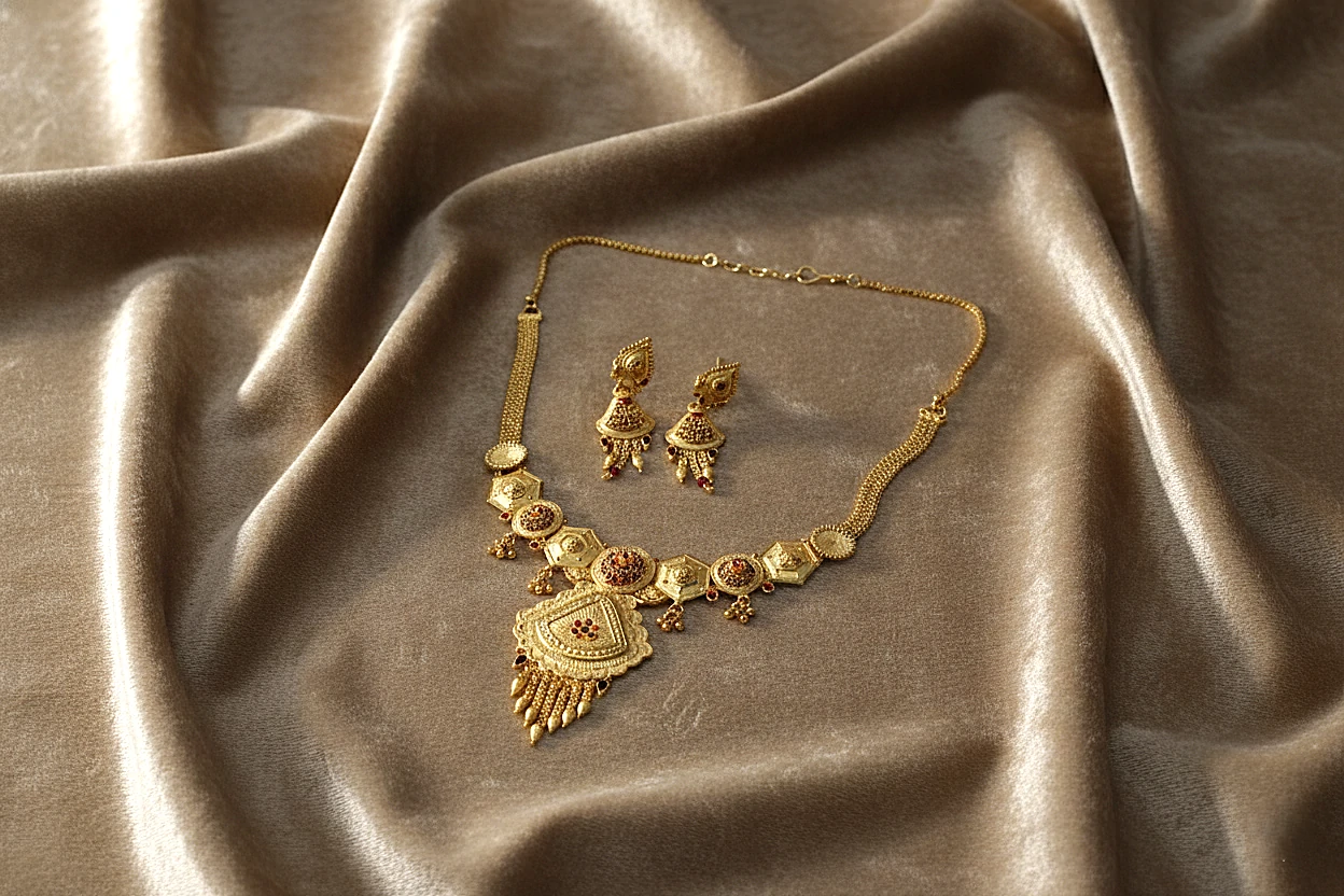 Gold Plated Necklace Set PB4 SNS1650010