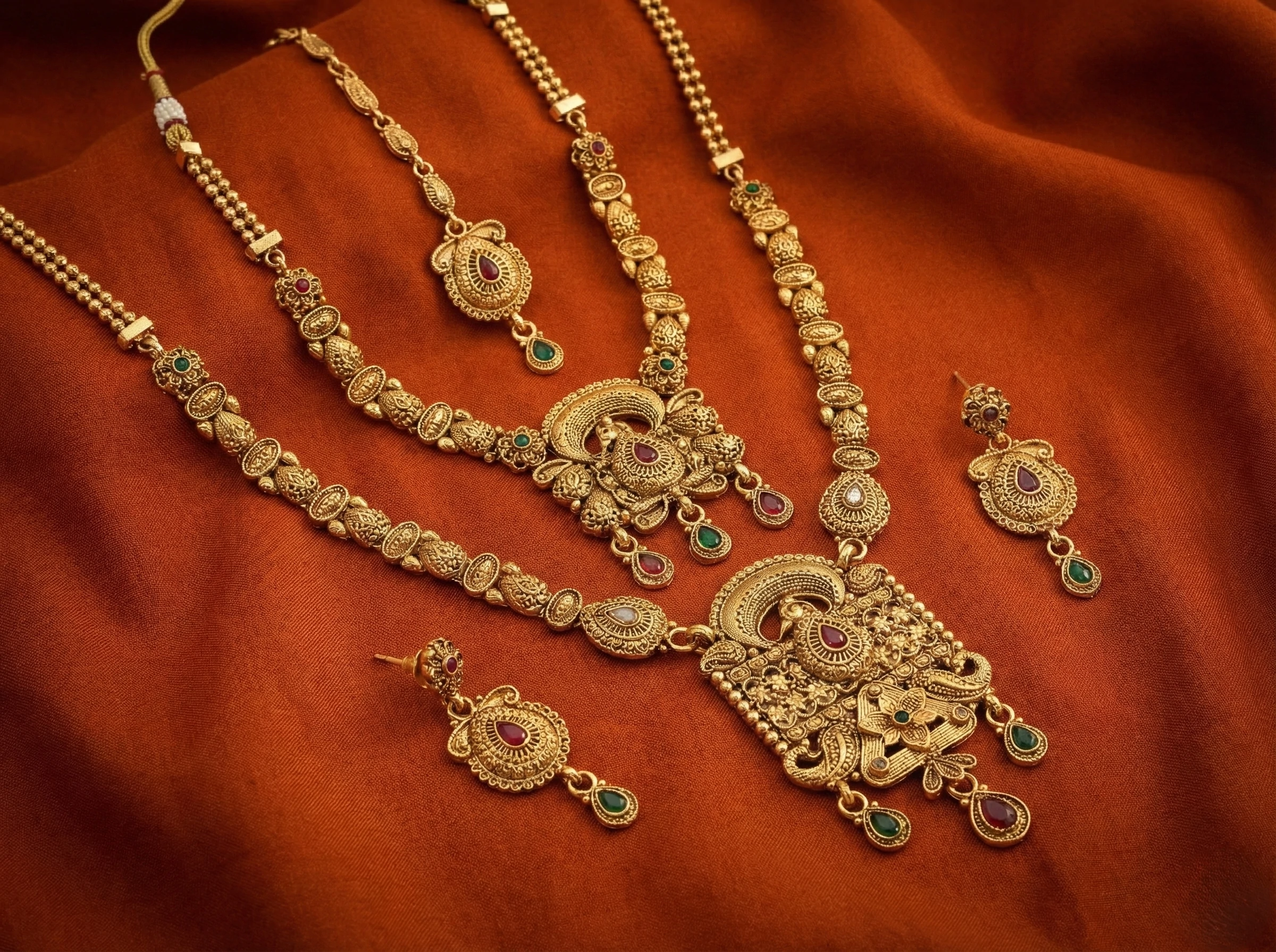 Rajwadi Necklace Set PB5 RJWDS 30